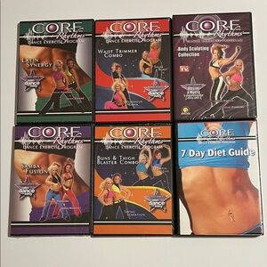 Core Rhythms Dance Exercise Program DVD Set. Fitness Program.